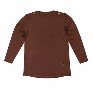 ASRV Long Sleeve Performance Shirt Men’s XL Brown Athletic Training Top EUC